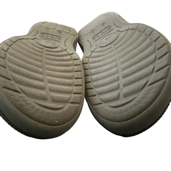 Crocs Duet Plus Clog Women's 7 Black Grey Durable Non Marking Soles Ligthweight - Picture 7 of 8